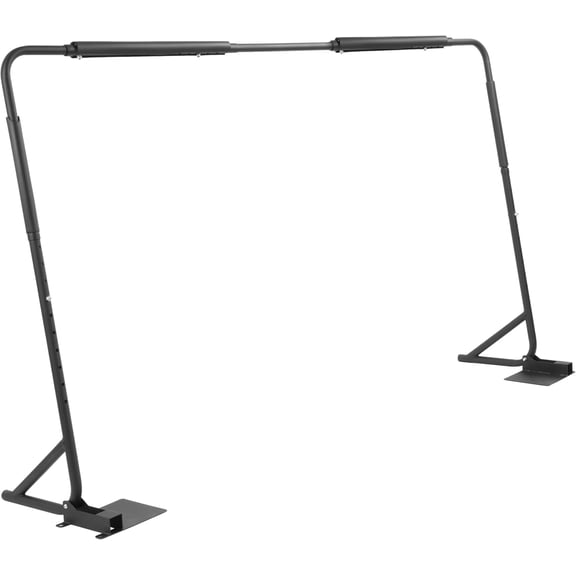 KOJEM Hot Tub Cover Lifter Hot Tubs Spa Cover Lift Removal System Bracket with Adjustable Dimensions 72.13"-97.32" in Length, 41.53"-59.32" in Width Steel Hot Tub Lid LifterPowder Coated Black