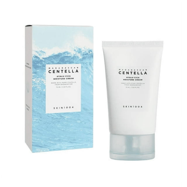 Crema Hidratante de Centella y Ácido Hialurónico de Madagascar Skin1004 (75ml)