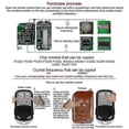 thumbnail image 5 of 315/433MHz Electric Gate Garage Door Remote Control copier Fob Opener NEW, 5 of 5