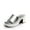 SILVER-PU, variant on High Chunky Platform Heels for Women Fashion Comfort Slip on Square Open Toe Block Heel Sandals