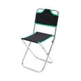 thumbnail image 2 of Cagogo under $5 1Pcs Folding Camping Chair, Portable Folding Camping Chair, Lightweight Aluminum Alloy Outdoor Chair, Compact Fishing Chair with Carry Bag, Support 150kg for Beach BBQ Hiking Travel, 2 of 9
