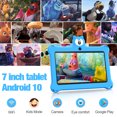 thumbnail image 7 of Kids Tablet 7 inch 32GB WiFi Android 13 Tablet For Kids| Bluetooth | Parental Control | Pre-Installed Learning Tablet Apps for Toddlers Children | with Shockproof Case(Blue), 7 of 7