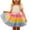 C-Pink183, variant on Ballet Tutu For Girls Rainbow Gradient Fluffy Multicolor Star Sequins Princess Ball Gown Skirts Kids Party Trendy Skirt