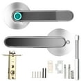thumbnail image 2 of Smart Home , Fingerprint Password Door Lever, Fingerprint Door Lock, For  ,Black, 2 of 8