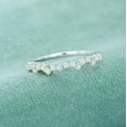 thumbnail image 2 of Natural Opal Eternity Ring Wedding Dainty Matching Band Ring 925 Sterling Silver Gemstone Jewelry For Women Gift By KIRAN FINE JEWELS, 2 of 5