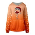 thumbnail image 4 of WILLBEST Sudadera de Mujer Cozy Style de Manga Larga con Capucha y Estampado Festivo, Ideal para Estar Cómoda En Casa y para Actividades Al Aire Libre Mediana, 4 of 5