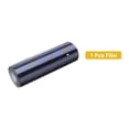 thumbnail image 3 of Uxcell Carbon Fiber Vinyl Wrap 12" x 1.6ft PET Self-Adhesive Car Sticker Blue, 3 of 7