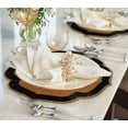 thumbnail image 2 of Decozen Warm Copper and Black Beaded Placemats for Dining Table - Set of 6-14 Inches for Kitchen Decor Scratch Heat Resistant Charger Durable Tablemats, 2 of 6