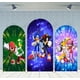 thumbnail image 4 of Fondo de fiesta de cumpleaños de niño con arco de Sonic, héroe de carrera, velocidad, erizo, pancarta de arco de poliéster, accesorios de fotografía, 4 of 5