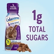 (4 pack) Glucerna 1g Total Sugars, Chocolate, 10-fl-oz Bottle, 4 Pack