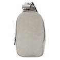 thumbnail image 1 of Cuero de la PU Sling Bag sola correa bolsa de hombro para el senderismo al aire libre de compras deportes gris claro, 1 of 8