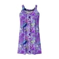 thumbnail image 4 of LYXSSBYX Casual Dresses for Women Women's Round Neck Sleeveless Gradient Tie Dyed Beach Dress, 4 of 5