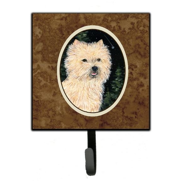 Carolines Treasures SS8502SH4 Starry Night Cairn Terrier Leash or Key Holder 7Hx4.25W multicolor