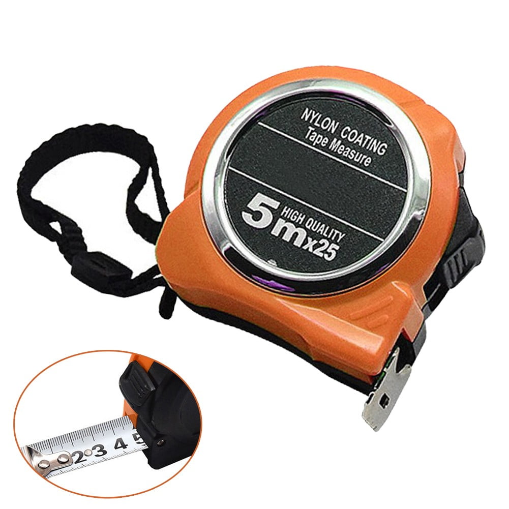 BAMILL 1PC Pocket Steel Tape Measure 5 meters Metric Measuring Ruler