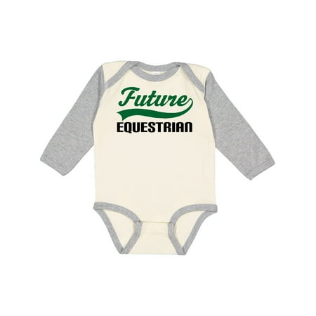 

Inktastic Future Equestrian Horse Rider Boys Long Sleeve Baby Bodysuit