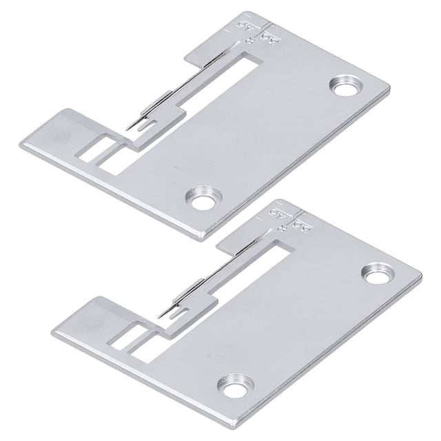 Placa de aguja ANGGREK 2 piezas hierro accesorios de costura resistentes al desgaste