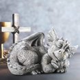 thumbnail image 3 of Sculpture en Résine Synthétique Décoration de Jardin Extérieure Design Dragon Ornements de Finition Soignée, 3 of 8