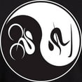 thumbnail image 3 of CafePress - Bike Ski Yin Yang Hoodie (Dark) - Pullover Hoodie, Classic, Comfortable Hooded Sweatshirt, 3 of 4