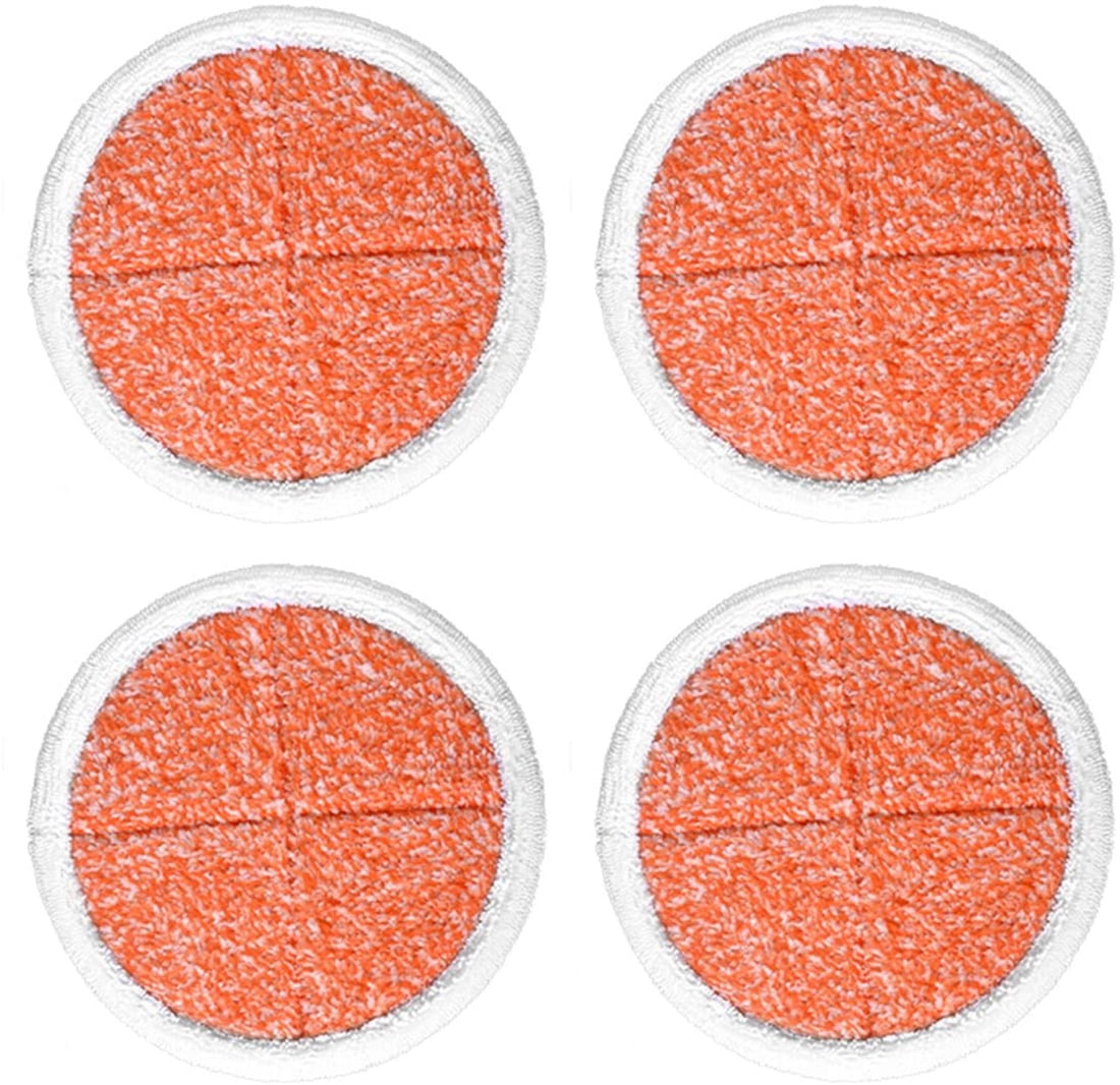 KEEPOW Replacement Mop Pads for Bissell Spinwave 2039A 2124 Hard Floor Pad 4Packs