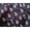 thumbnail image 4 of oneOone Silk Tabby Fabric Leaves Block Print Fabric By The Yard 42 Inch Wide, 4 of 4