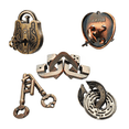 thumbnail image 5 of 1PCS Classic Alloy Unlock Ring Magic Puzzle Decryption Game Unlocking Novelty Toys for Kids Adult Toys, 5 of 5