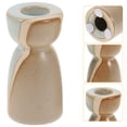 thumbnail image 2 of 2pcs Retro Candle Holder Ceramic Candle Holder Taper Candle Holder Candle Stick Candle Holder, 2 of 5