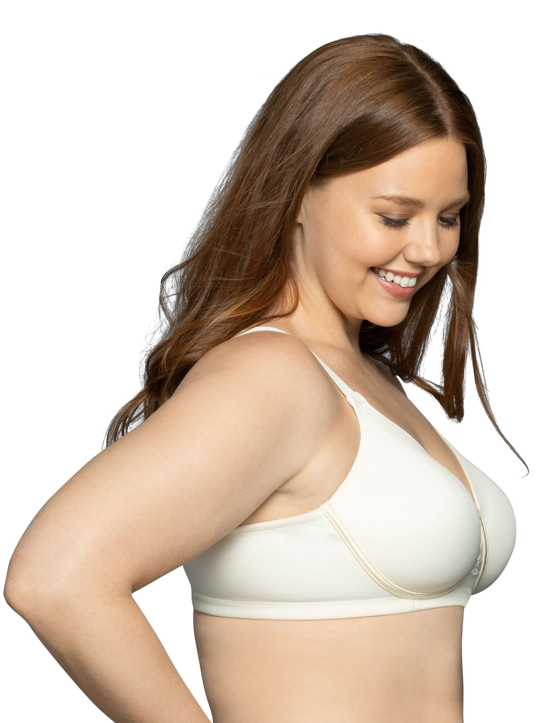 Vanity Fair Lingerie Women's Beauty Back Full Figure Smoothing Wireless Bra, Style 71380