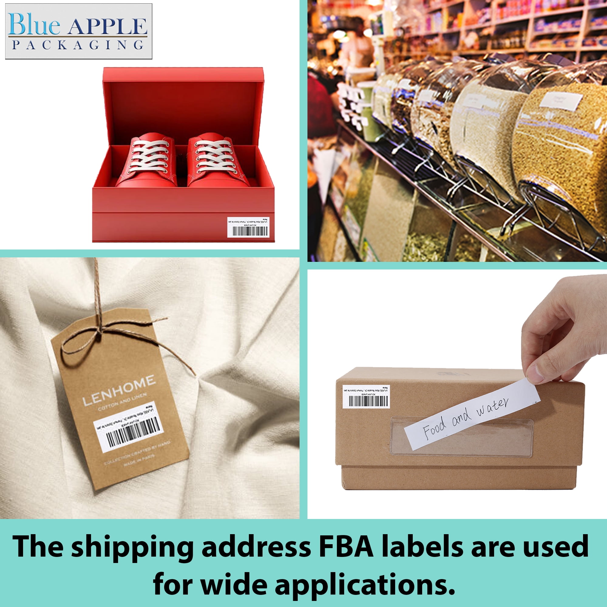 Labels 1" X 2-5/8" Shipping Address FBA Labels for Laser and Inkjet Printers 5,000 Labels