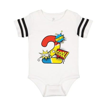 

Inktastic Superhero 2nd Birthday Gift Baby Boy or Baby Girl Bodysuit