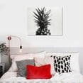 thumbnail image 5 of Orinice Modern Elegant Black And White Palm Tree Leaves and Pineapple Giclee Canvas Prints Wall Art Picture Living Room Bedroom Home Decorations Each Size  20x16in, 5 of 6
