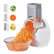 thumbnail image 3 of Rallador de queso eléctrico, ensaladera eléctrica desmontable para cocina casera, cortador de verduras para patatas, quesos y frutos secos, 3 of 8