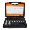 thumbnail image 2 of Jauge d'Identificateur d'Écrou, 44PCS Non Déformable Écrou et Filetage Checker avec Boîte de Rangement pour les Réparations Automobiles, 2 of 8