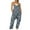 Navy, variant on Generic Spaghetti Strap Bohemian Summer Jumpsuits for Women Casual Loose Jumpers with Pockets