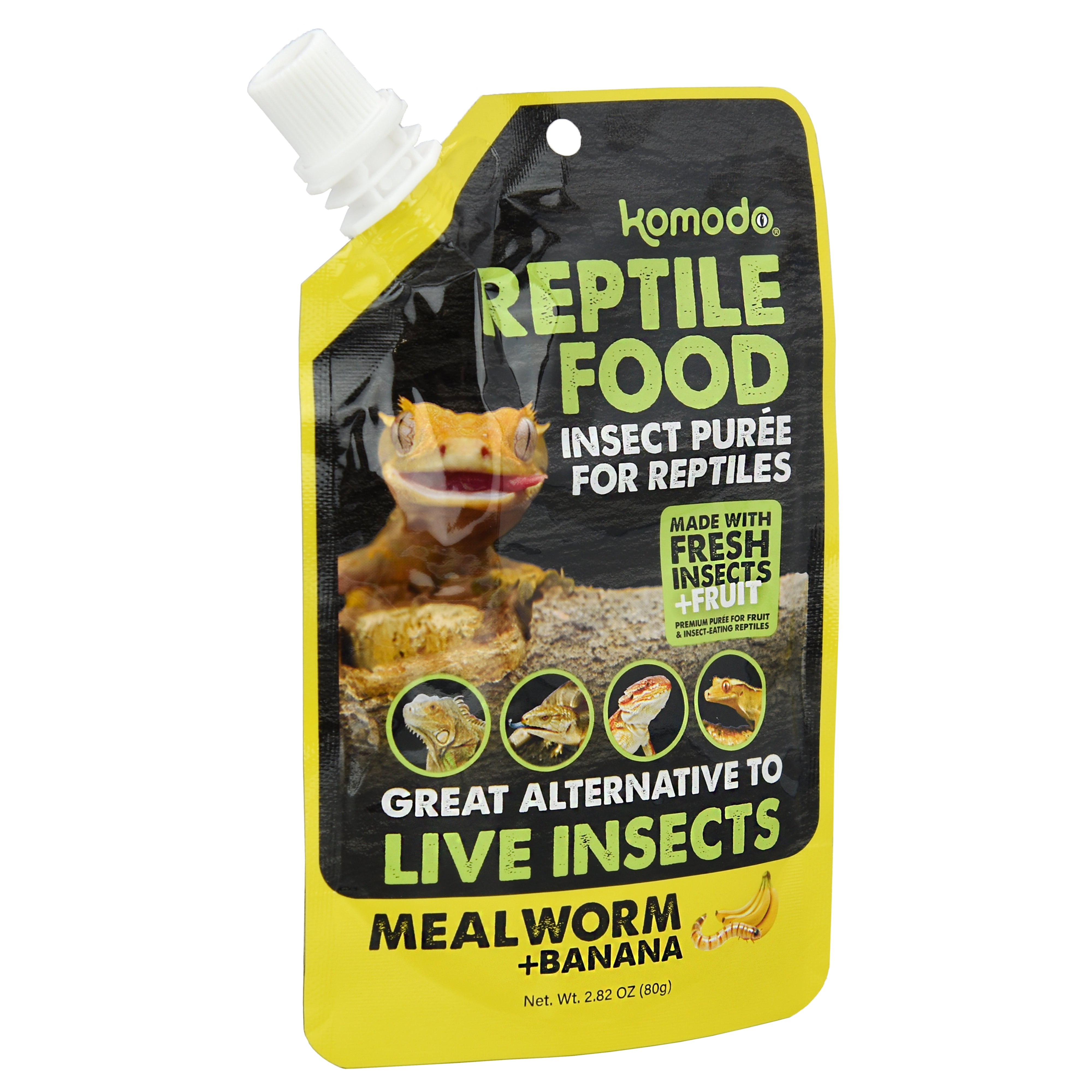 Komodo Reptile Food Insect Puree, Mealworm and Banana