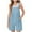 Blue, variant on Gubotare Girls Romper Shorts Summer Girl's Flutter Cap Sleeve Crew Neck Dressy Belted Romper Cute Short Jumpsuit Size 7-8T (Pink,7-8 Years)
