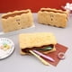 thumbnail image 4 of Bonito estuche de felpa con cremallera, estuche para lápices de galletas de dibujos animados, bolsa de almacenamiento para oficina, escuela, colegio, para niños, niñas, niños, bolsa de cosméticos par TUNC Sencillez, 4 of 5