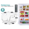 thumbnail image 4 of Sorbus Small Clear Stackable Square Storage Bins, Open Front Acrylic Pantry Organizer, 8-Pack, 4 of 12