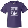 thumbnail image 3 of Inktastic RAISED in a BARN in White Youth T-Shirt, 3 of 5