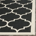 thumbnail image 4 of Safavieh Courtyard Alyssa Geometric Indoor/Outdoor Runner Rug, 2'3" x 12', Black/Beige, 4 of 7