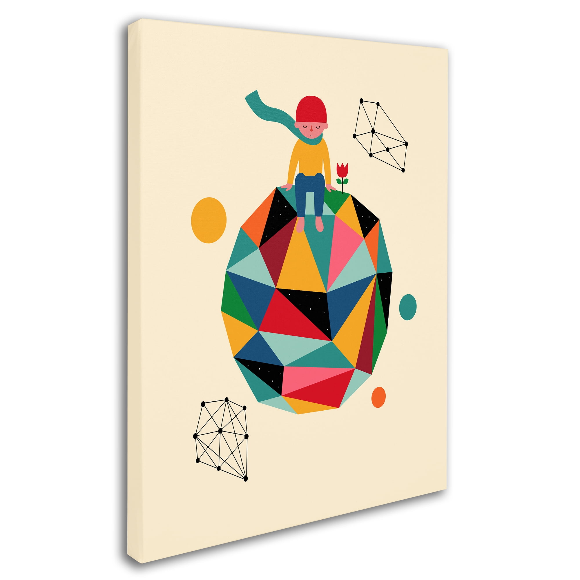 Trademark Fine Art 'Lonely Planet' Canvas Art by Andy Westface