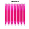 thumbnail image 1 of 0.7mm Magic Erasable Pen Press Gel Pen Set 8 Colors Erasable Refill Rod Gel Ink Stationery Retractable Pens Washable Handle Rod Pink-14pcs-refills, 1 of 6
