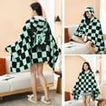 thumbnail image 5 of Roffatide Demon Slayer Kamado Tanjirou Soft Pajamas Cloak Cape, 5 of 5