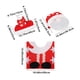 thumbnail image 3 of Christmas Toilet Cover Christmas Polka Faceless Old Man 3 Piece Toilet Cover Christmas Decorations, 3 of 7