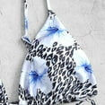 thumbnail image 5 of QLEICOM Womens Swimsuits Tummy Control Plus Size Swimsuit Coverup Plus Size Print Swimjupmsuit Swimsuit Beachwear Padded Swimwear Blue L, 5 of 7
