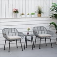 thumbnail image 4 of Patio 7-Piece Traditional All-Weather Cast Aluminum Outdoor Dining Set, Seats 6, With Cushions & Umbrella Hole |Black|Aluminium, 4 of 10