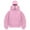 Pink, variant on larppty Womens Masked Hoodie,Warm Hoodie Sweatshirt Wind Resistant Athletic Coat (White, XL)
