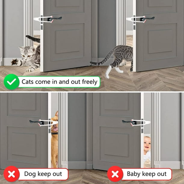 Dog door that keeps cats in hot sale