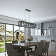 thumbnail image 5 of Aiwen Elegant 7 Lights Rectangle Chandelier Classic Pendant Light, 5 of 9