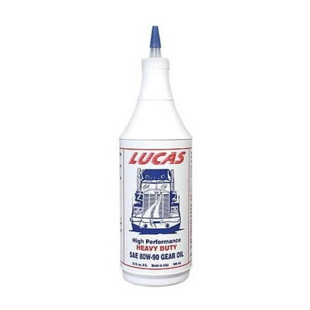 Lucas Oil 10043 Gear Oil - 80W90 - 1qt. (Best 80w90 Gear Oil)