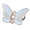 Blue, variant on Butterfly Pearl Pant Waist Tightener - No-Sew Adjustable Button Pins for Loose Jeans & Skirts - Reversible Waist Buckle Clips for Men Women(Pink&White)
